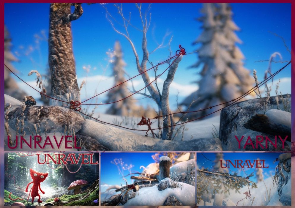 YARNY włóczka z gry UNRAVEL 5+ lat - wys. 23 cm