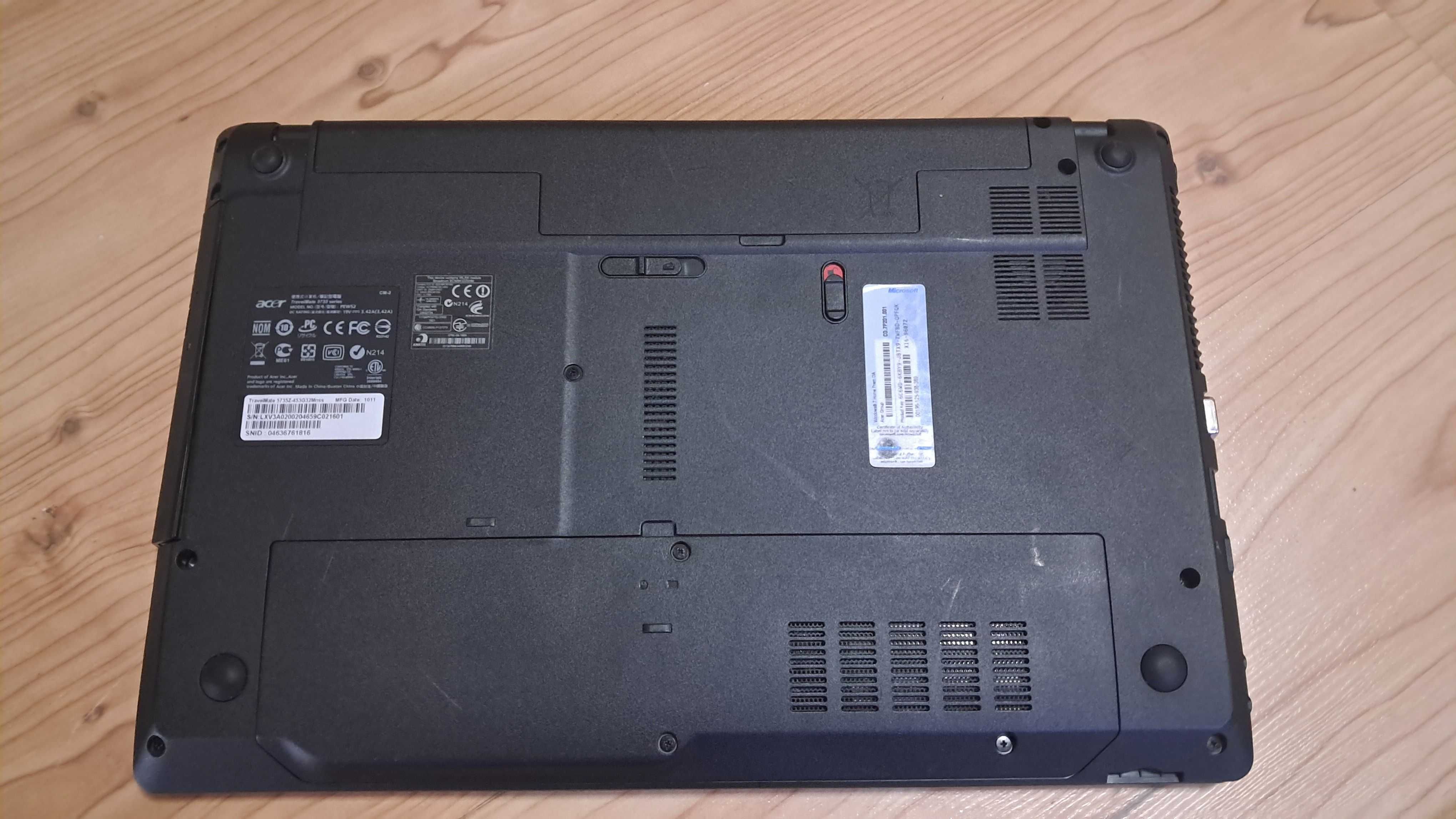 Laptop Acer TravelMate 5735