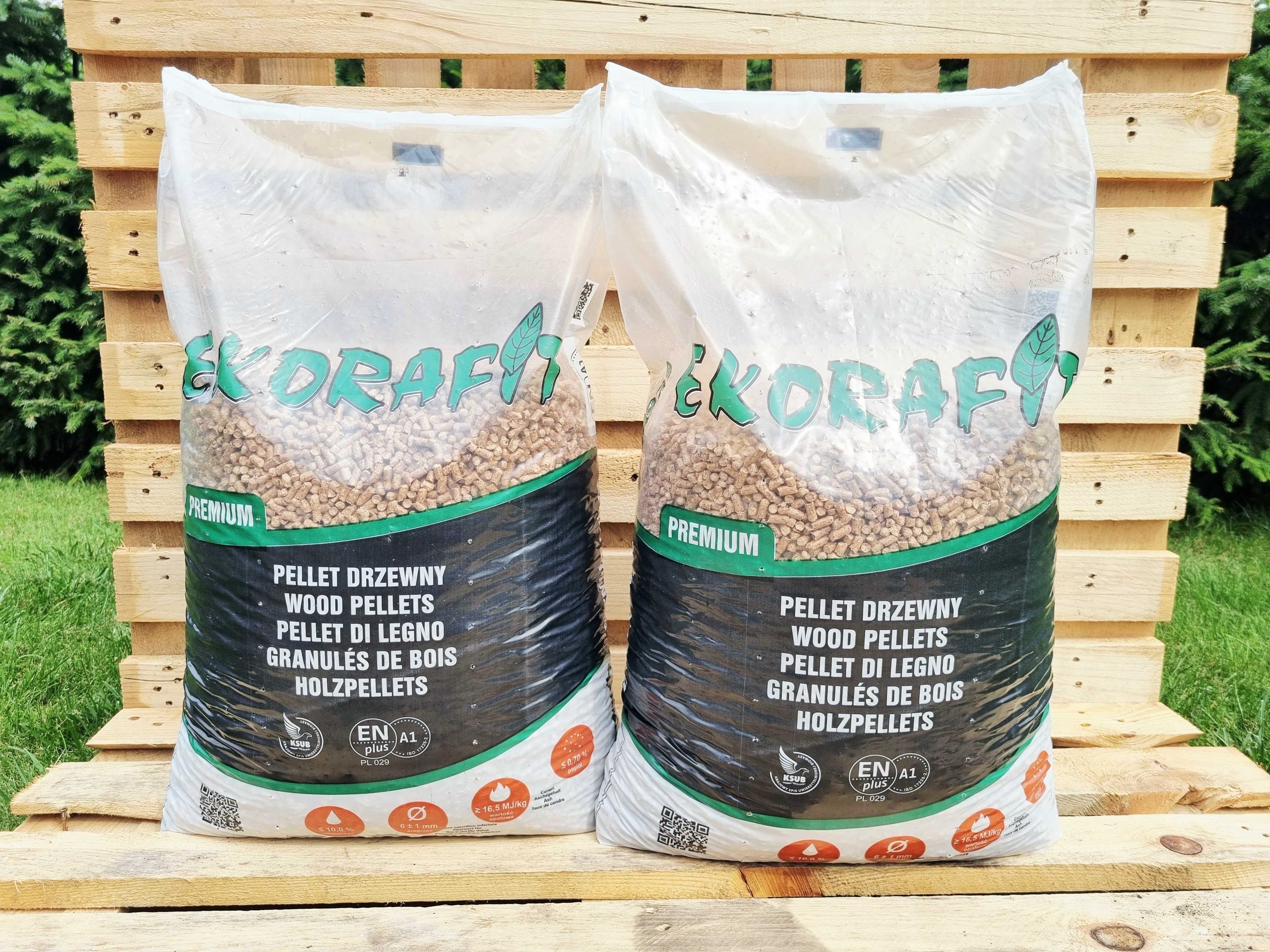 Polski Pellet drzewny EkoRafit PREMIUM A1 PL029 Pelet  18.2MJ