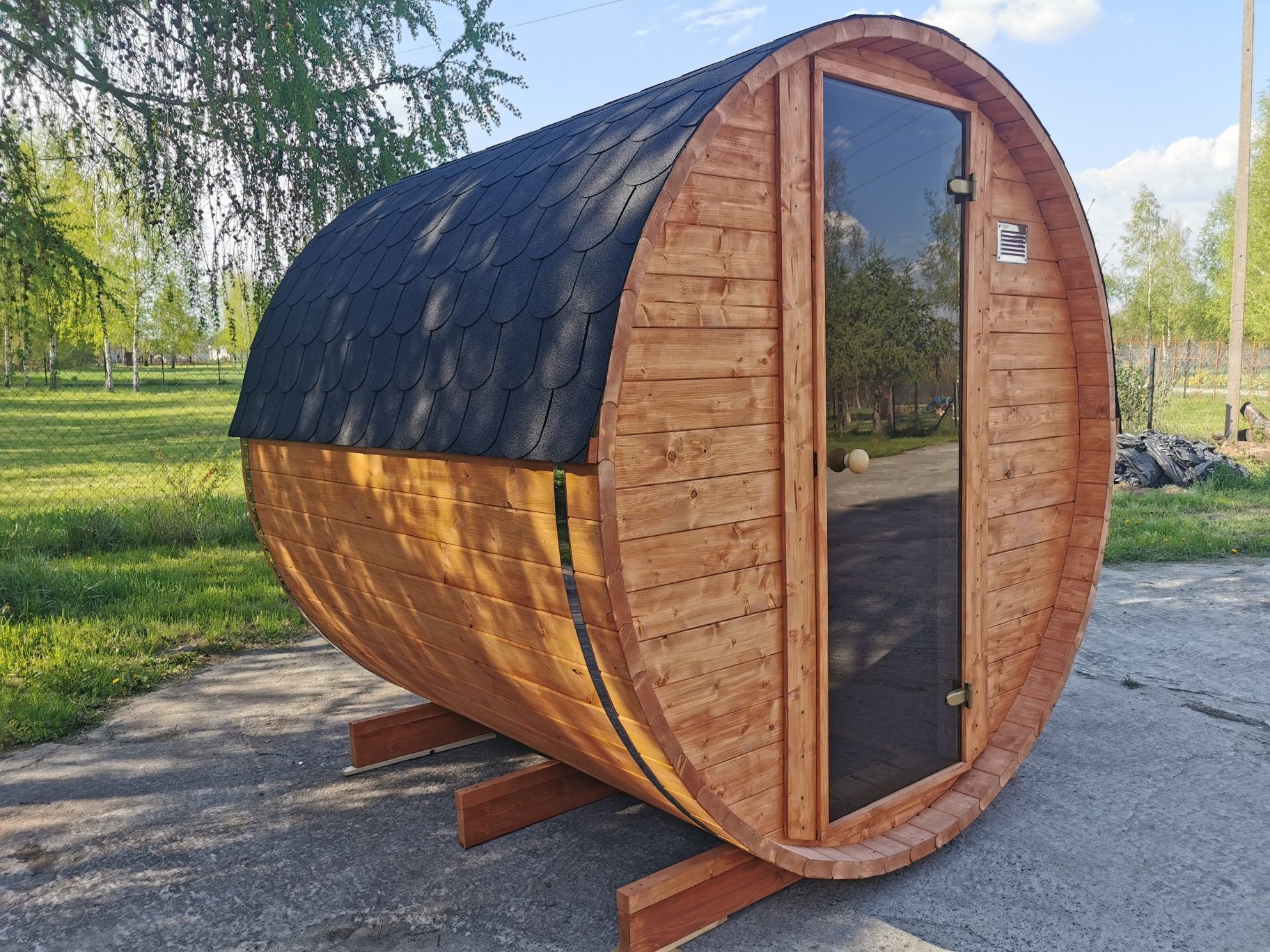 Sauna Ogrodowa 2 m x 2,2 m akcesoria Raty Leasing