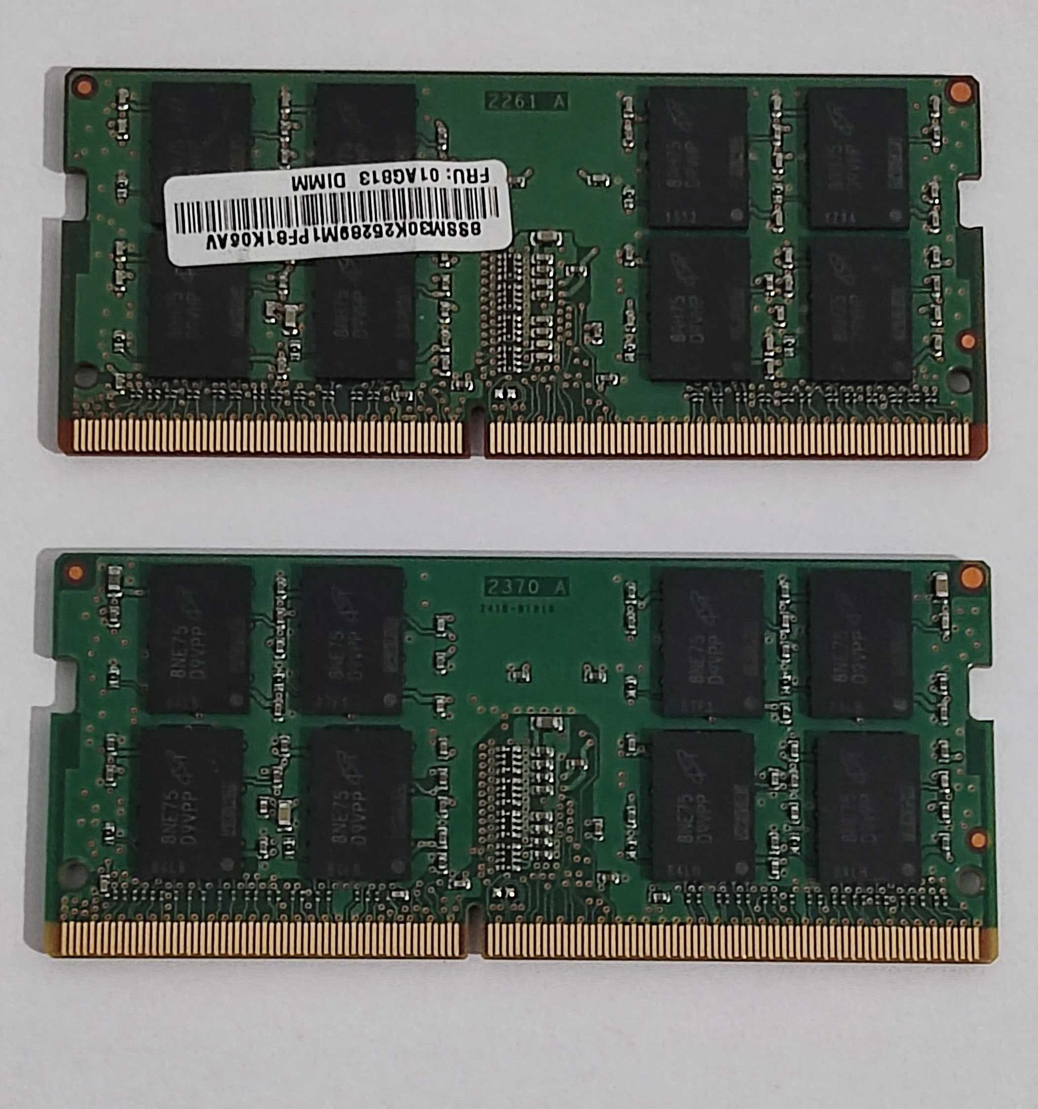 Pamięć RAM 2szt - DDR4 16GB 2666V --> 32GB MICRON
