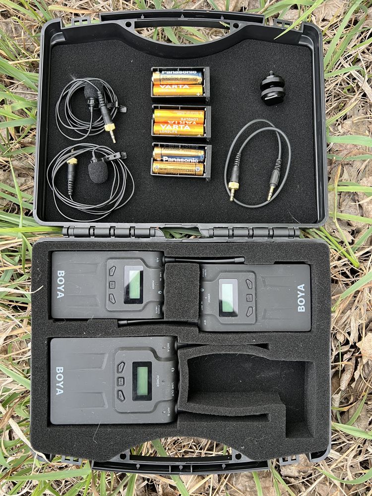 Мікрофони бездротові BOYA BY-WM8 (не RODE, DJI, SYNCO). Гарний стан!