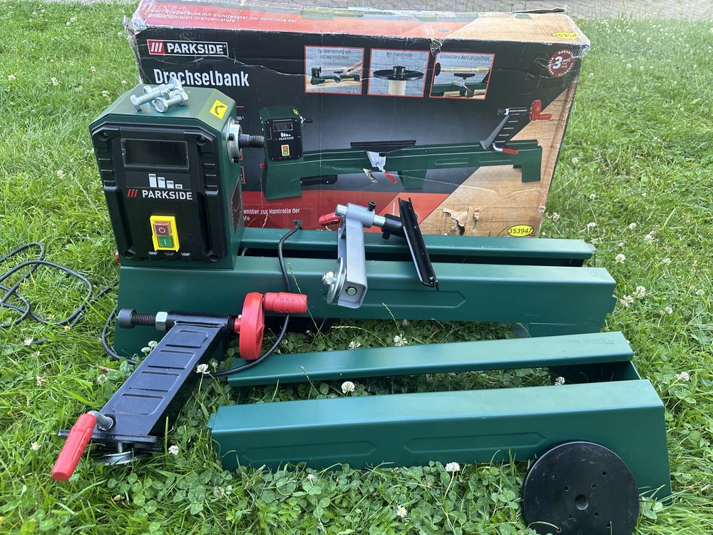 Tokarka obrotowa do drewna Parkside PDB 100 A1 400 W