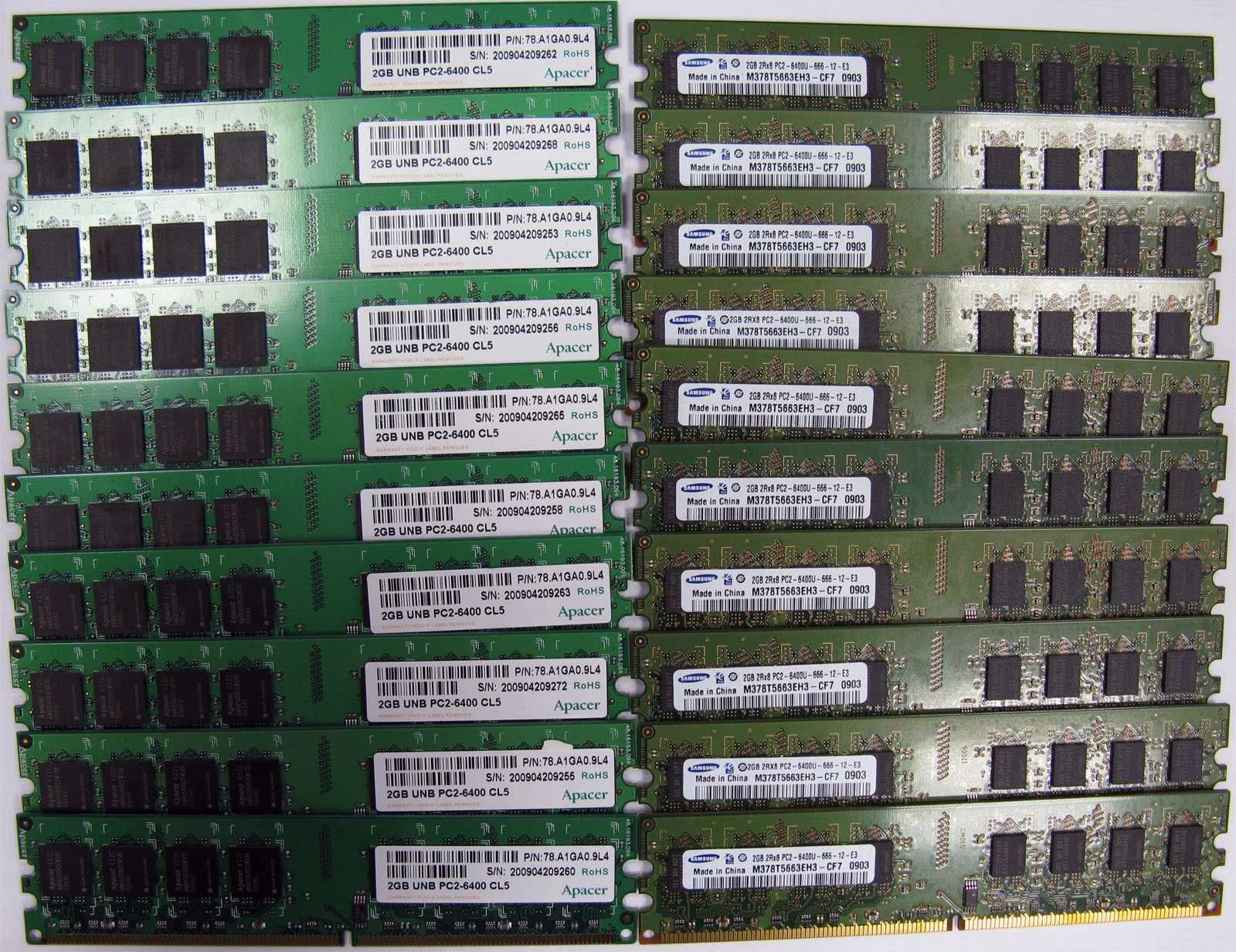 Sale! RAM DDR2 2Gb Kingston,Hynix,Elpida,Nanya,Elixir 667/800/1066 Мгц