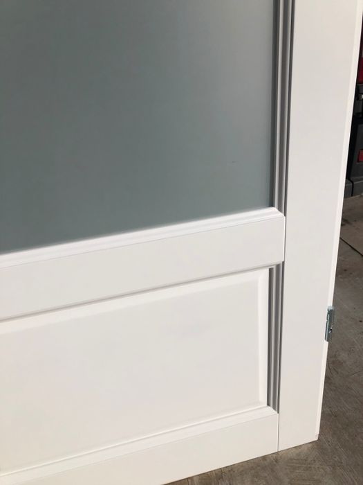 Drzwi wewnętrzne  drewniane dwuskrzydłowe z naświetlem Cała Polska