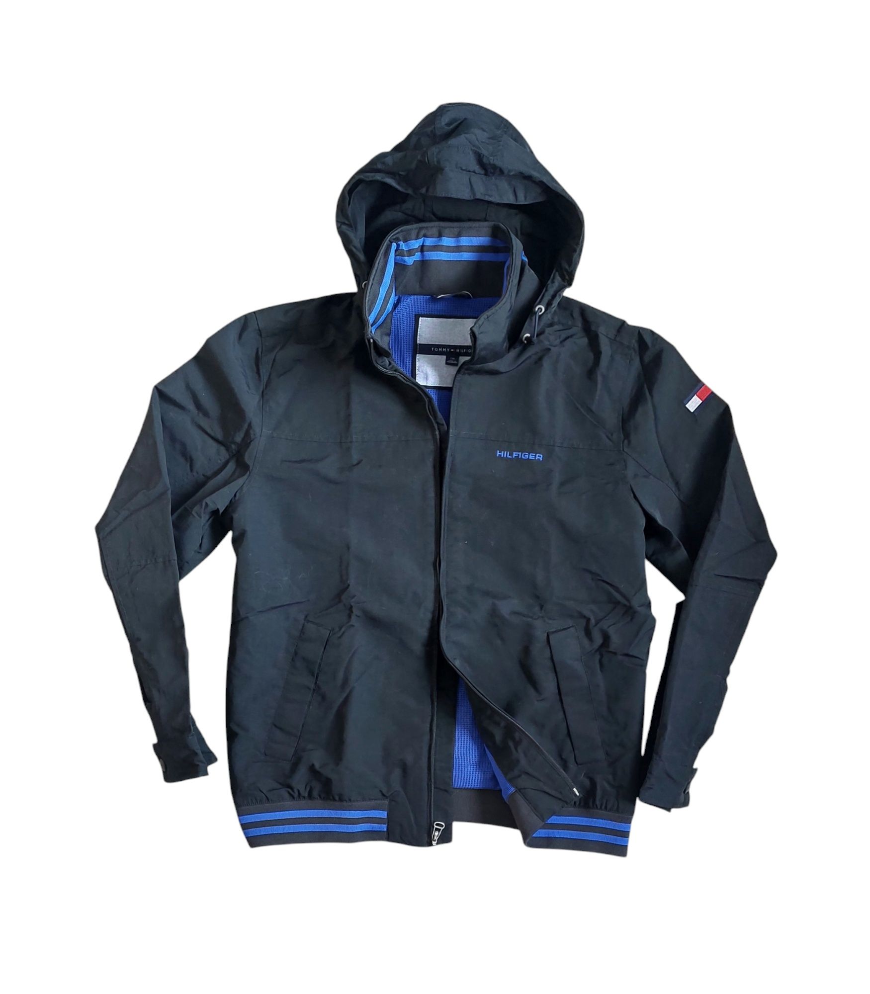 Tommy Hilfiger kurtka męska lekka z kapturem r. L