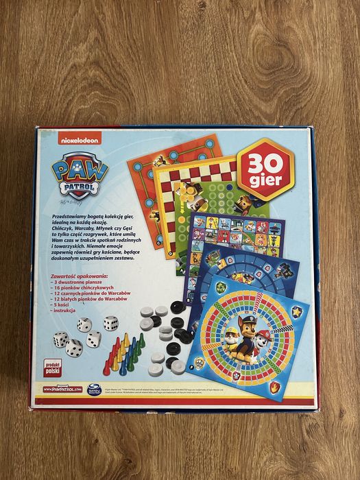 Trefl Psi Patrol 30 gier planszowych