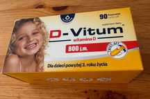 D-Vitum witamina D 800 j.m 90 kapsułek