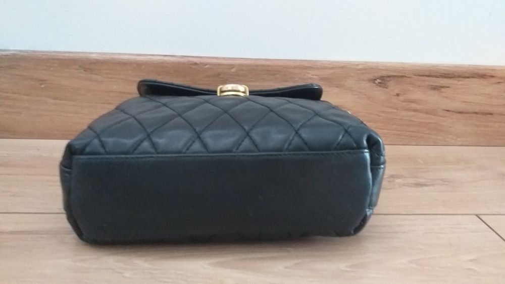 PREMIUM MARINO ORLANDI Mała oryginalna skóra natural torebka crossbody