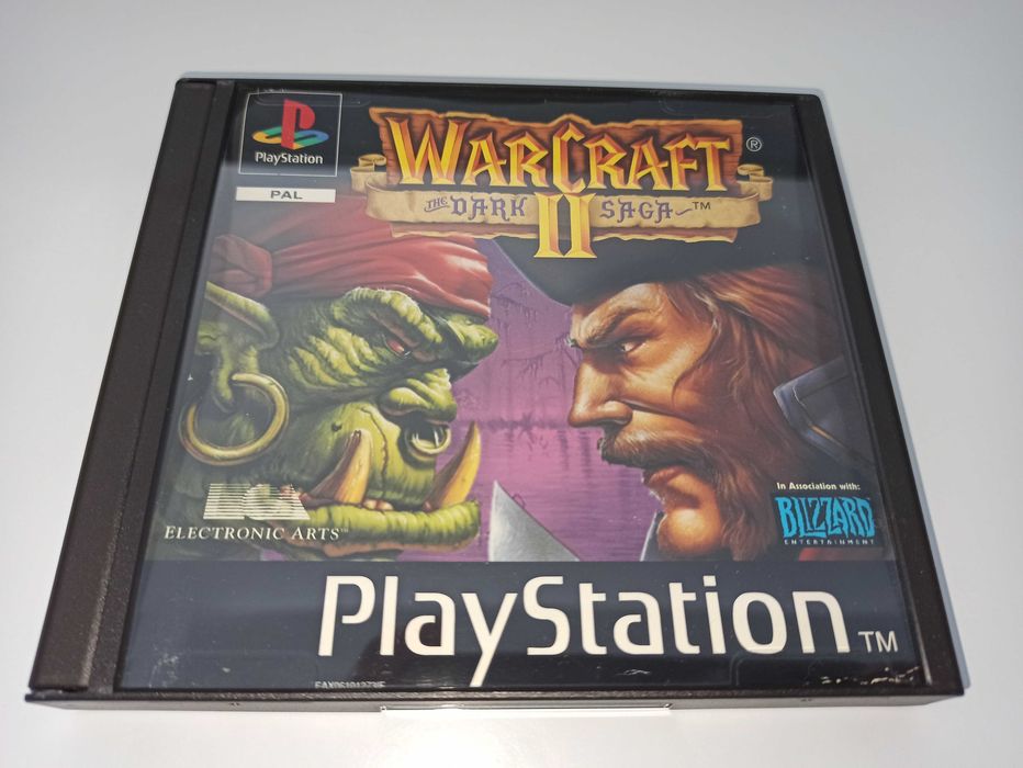 psx psone WARCRAFT 2 THE DARK SAGA biały kruk unikat