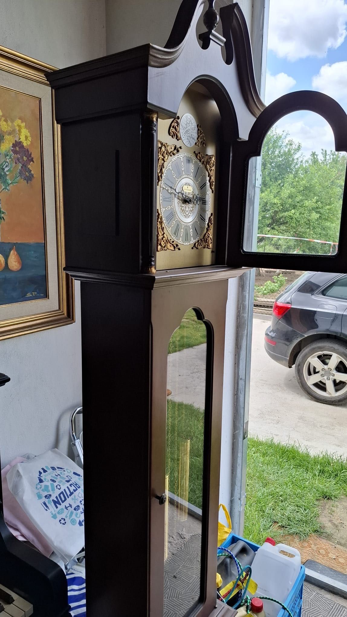 Zegar stojący Tempus Fugit