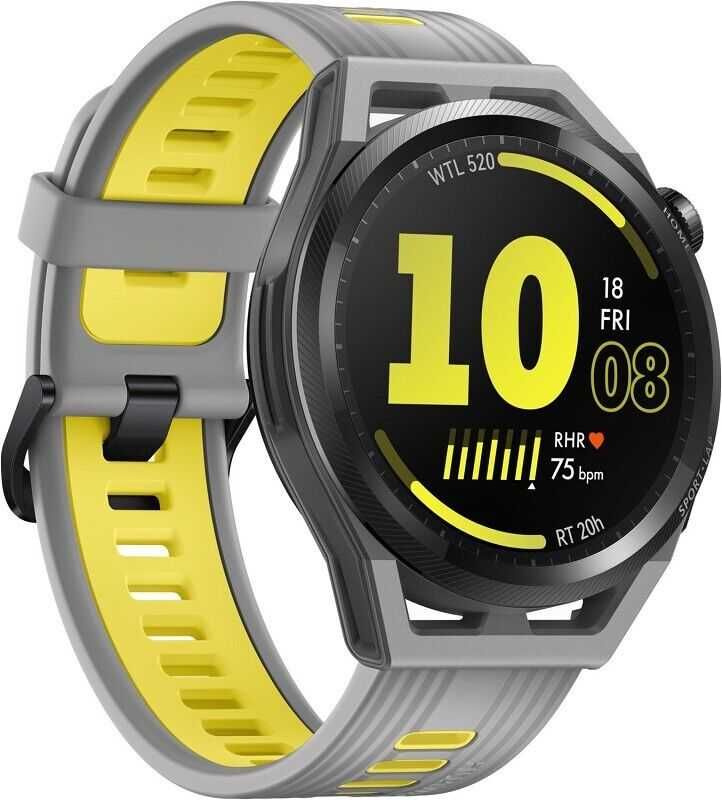 Смарт часы Huawei Watch GT Runner желтые. Новые