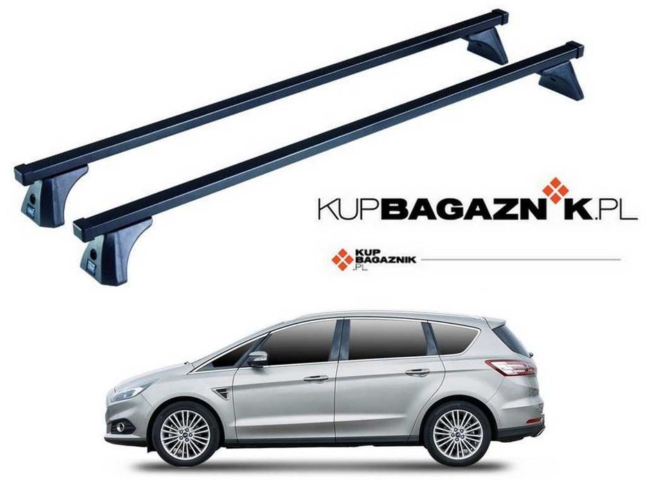 Bagażnik Dachowy Ford S-MAX II MPV 2015 do 2023 bazowy relingi belki
