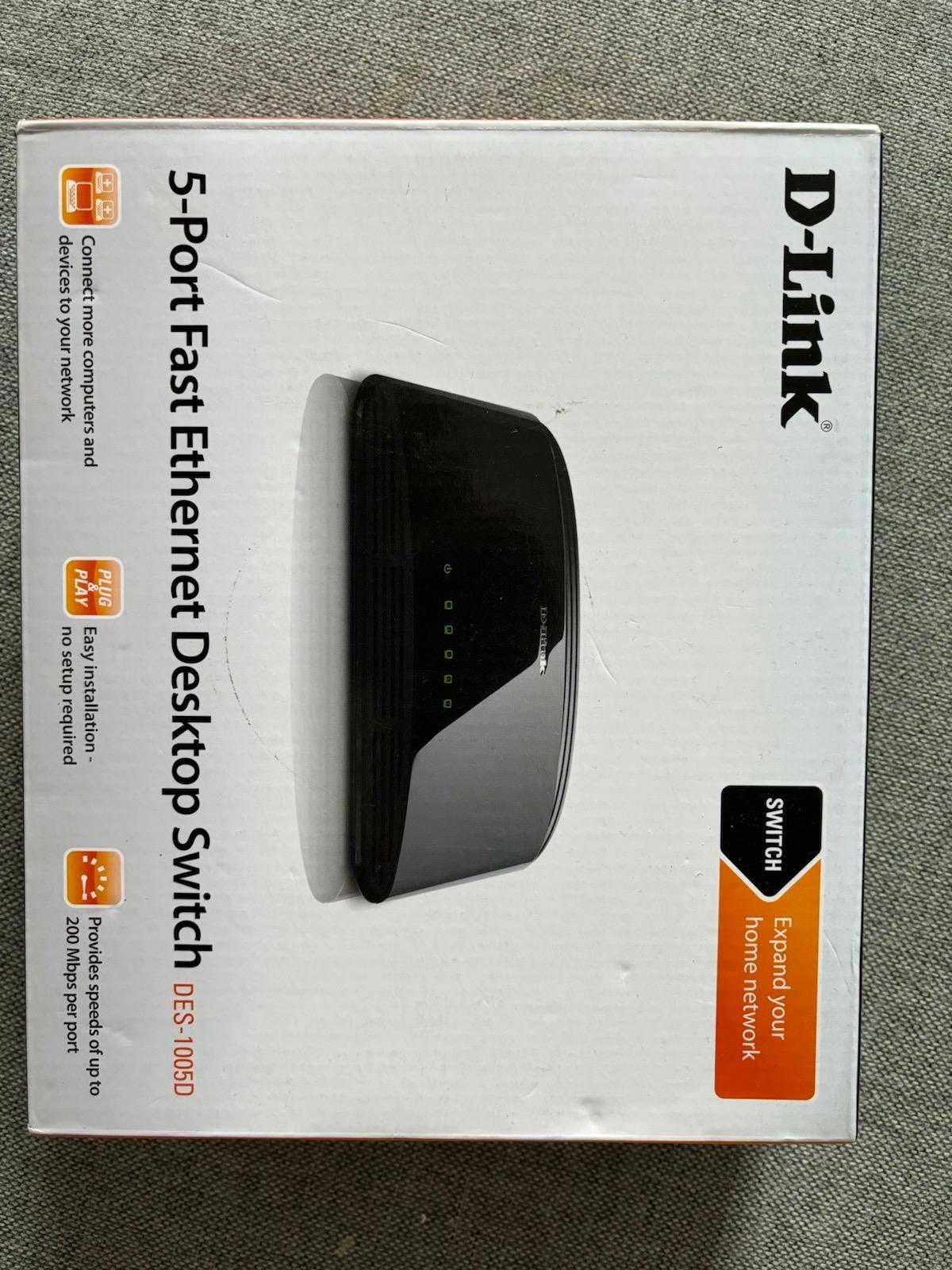 Switch D-Link 5 Portas DES-1005D