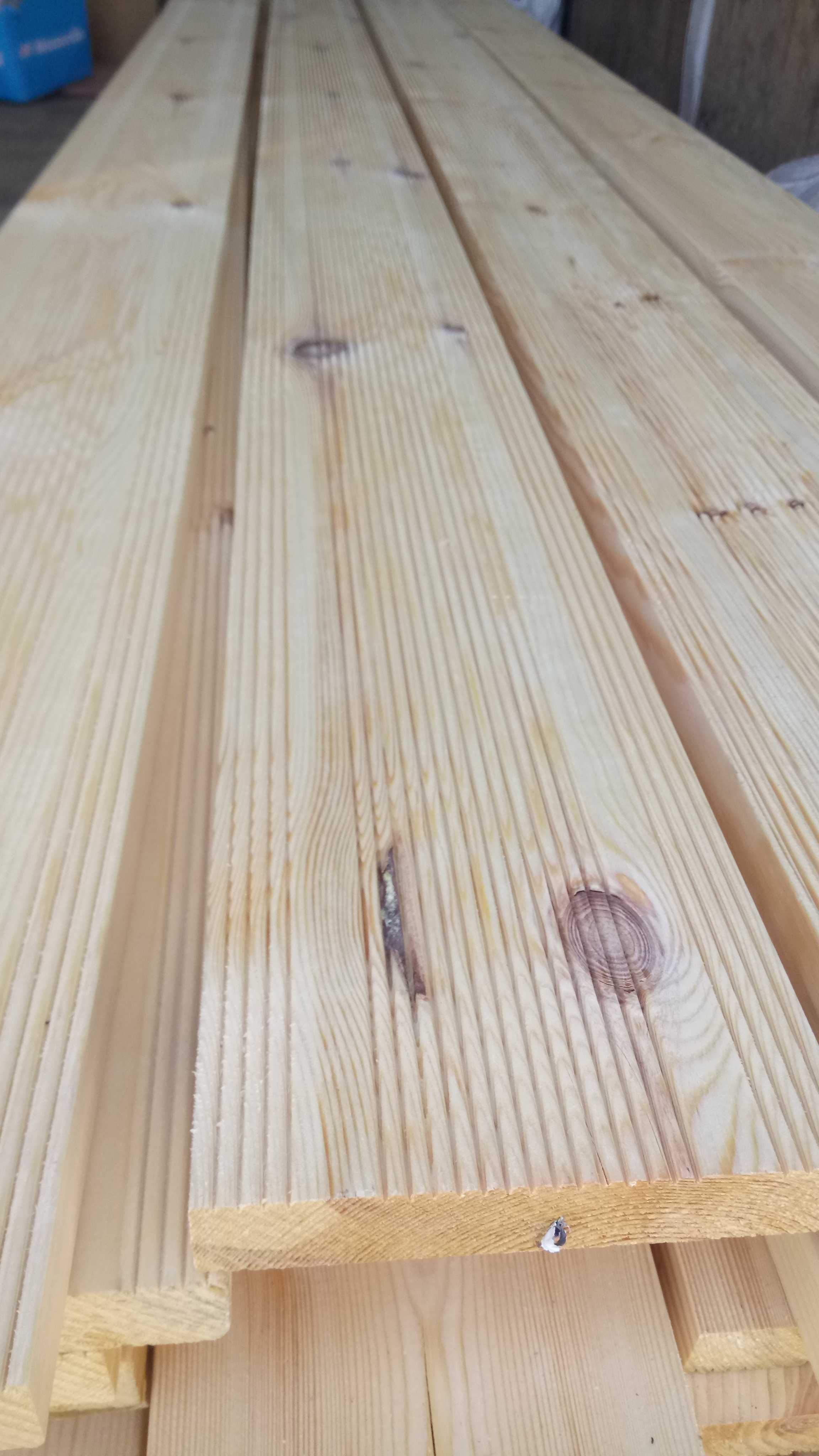 deska tarasowa deski drewno na taras strugana suszona heblowana