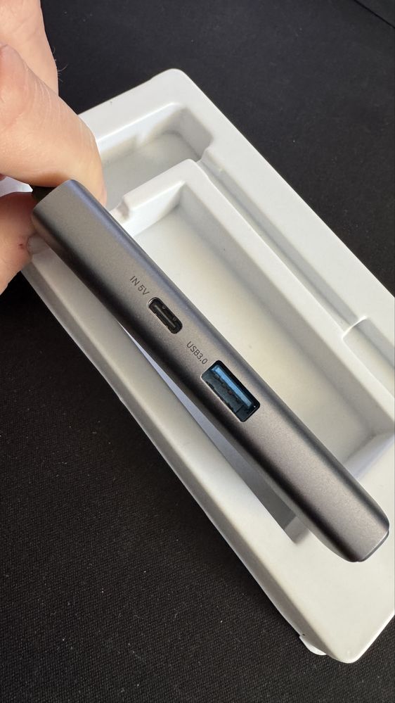 Hub Baseus Metal Gleam 4w1 USB-C - Usb3.0, Rj-45 Lan