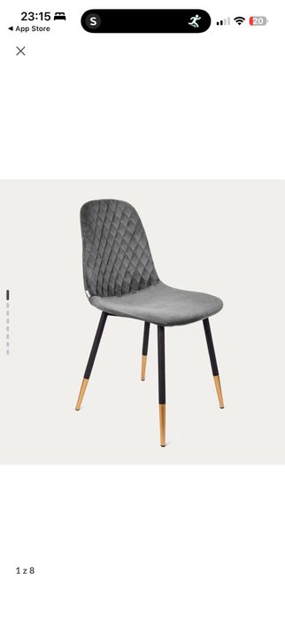 Sprzedam 3 krzesla plus 1 szare welurowe nowoczesne