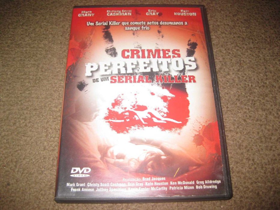 DVD "Crimes Perfeitos de um Serial Killer" com Mark Grant