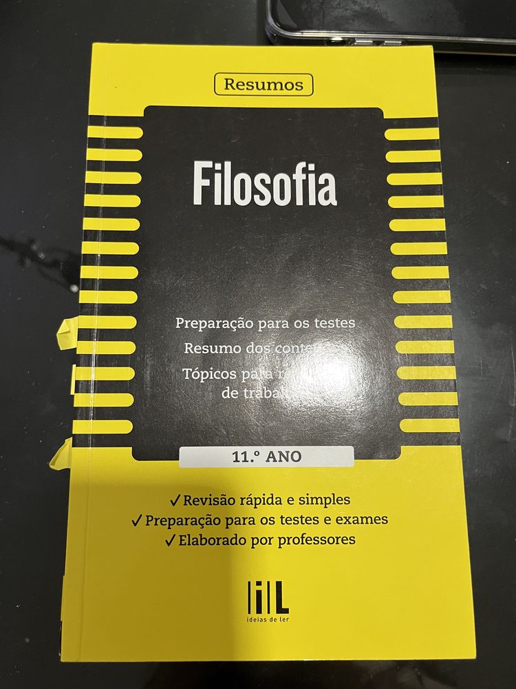 Livro resumo de filosofia 11ºano