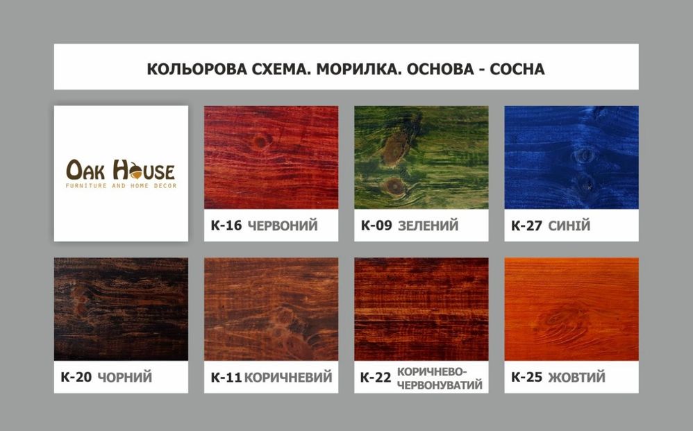 Морилка Oak House, для окраски древесины в темные благородные тона