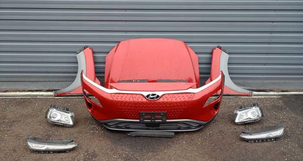 Hyundai Kona E електро бампер передній задній, б/у запчастини розборка