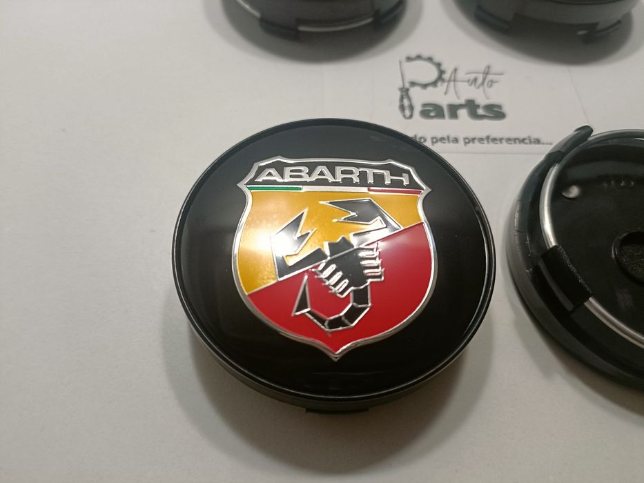 Conjunto 4 Centros jante "Abarth" 60mm