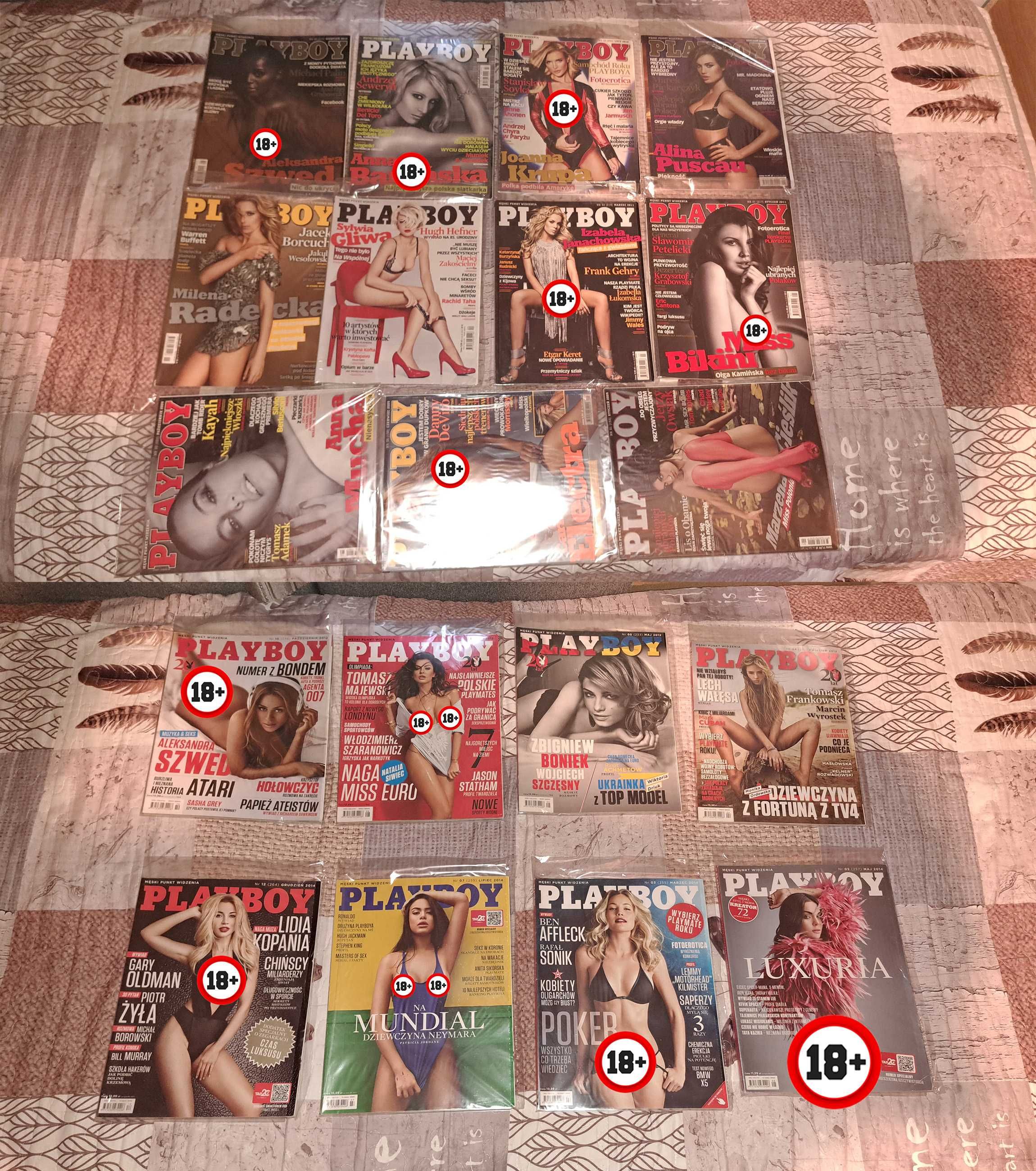 Czasopisma Playboy - 1998 do 2018 (75 Egzemplarzy)