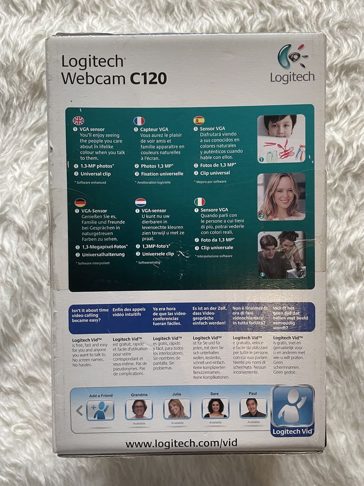 Kamerka logitech webcam C120 nowa