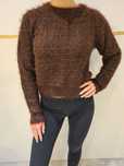Czekoladowy sweter firmy Pinko rozmiar s