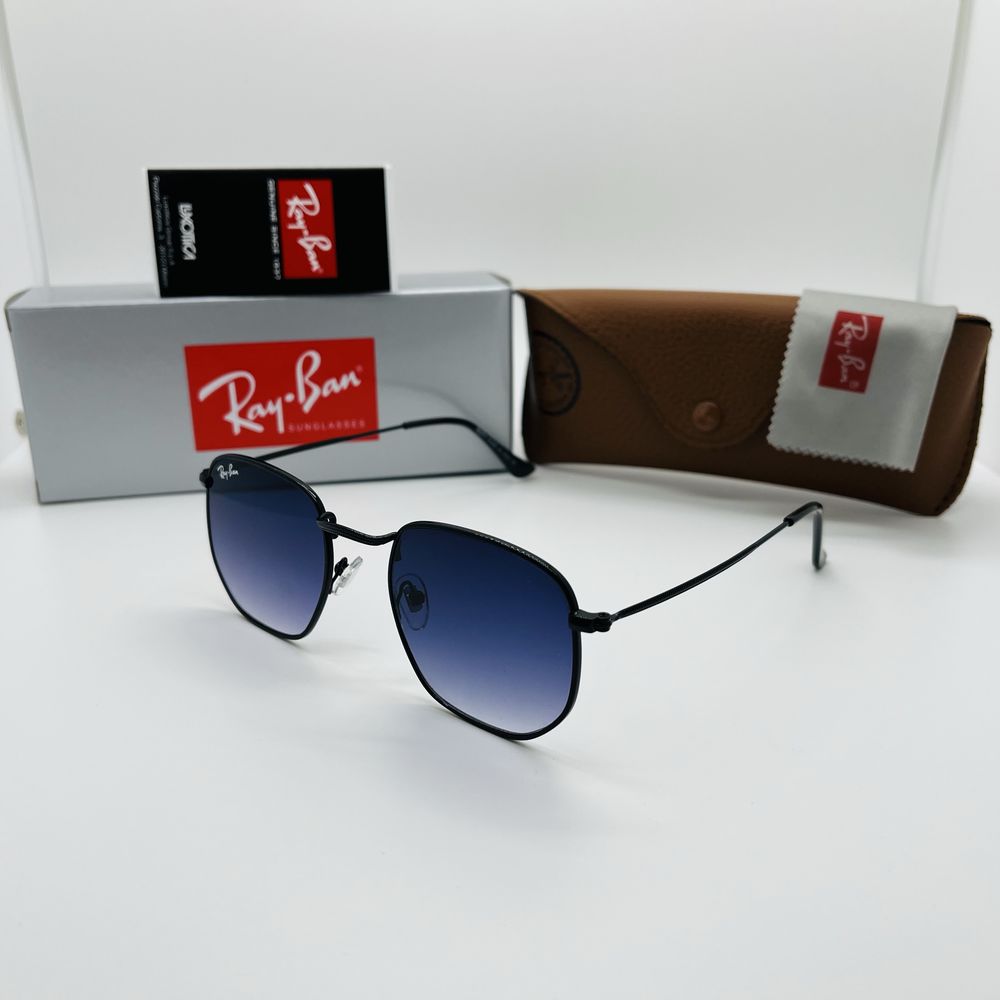 Солнцезащитные очки Ray Ban Hexagonal 3548 Black|Blue Gradient