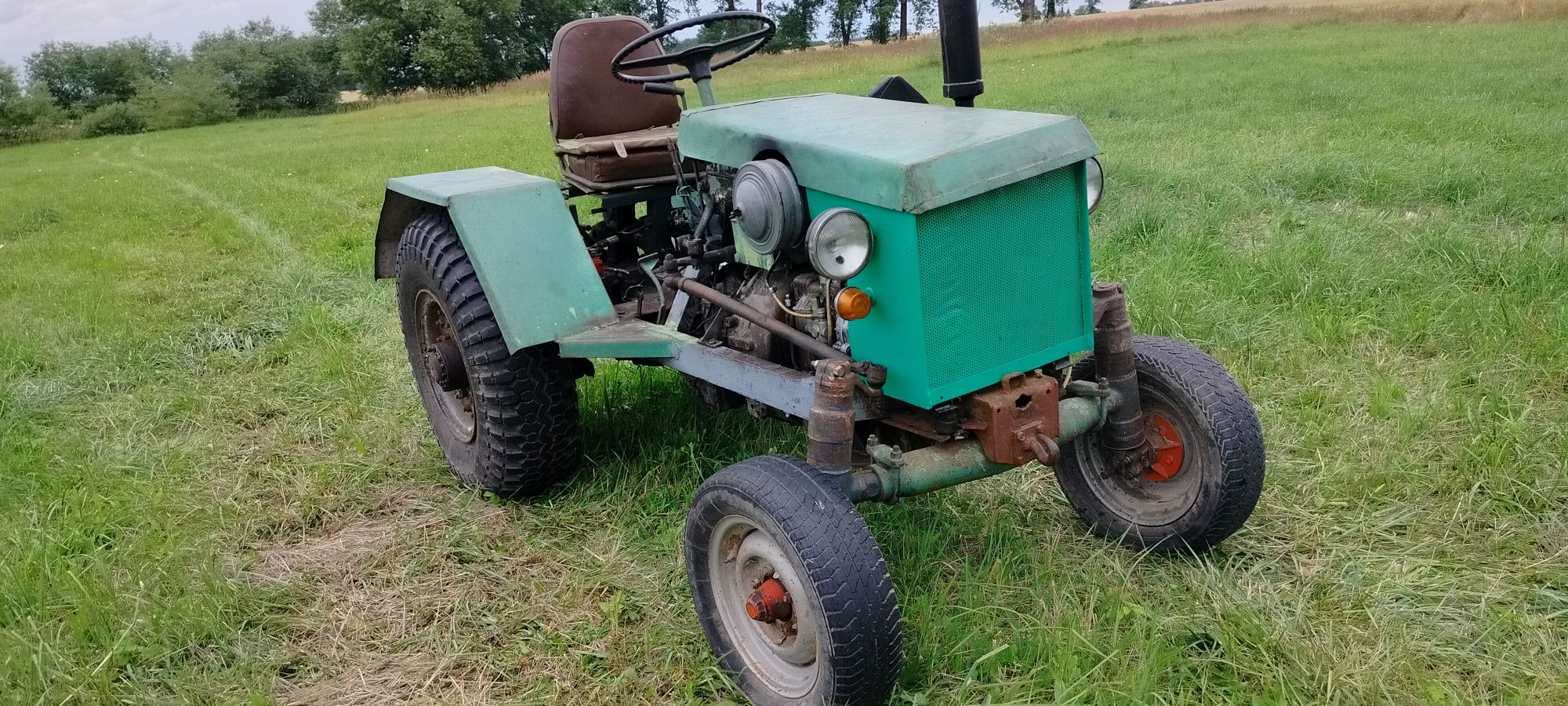 Ciągnik Samoróbka silnik ursus c330(c328) zamiana