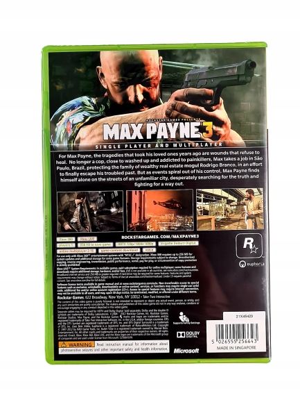 Xbox360 Max Payne 3 Nowa