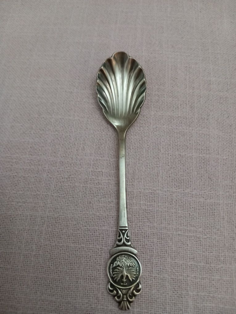 Posrebrzana łyżeczka do cukru Vintage