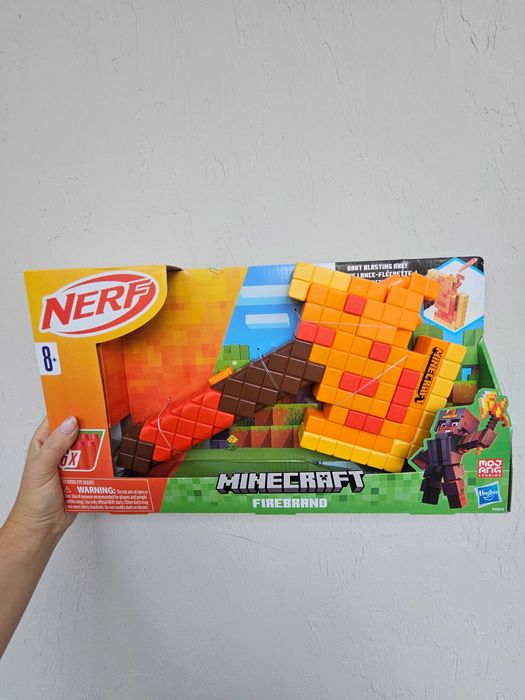 Бластер-сокира Nerf Firebrand Minecraft