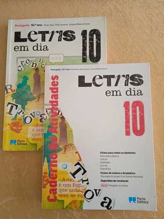 Letras em dia - Português - 10.º ano Escolar (COMO NOVO)