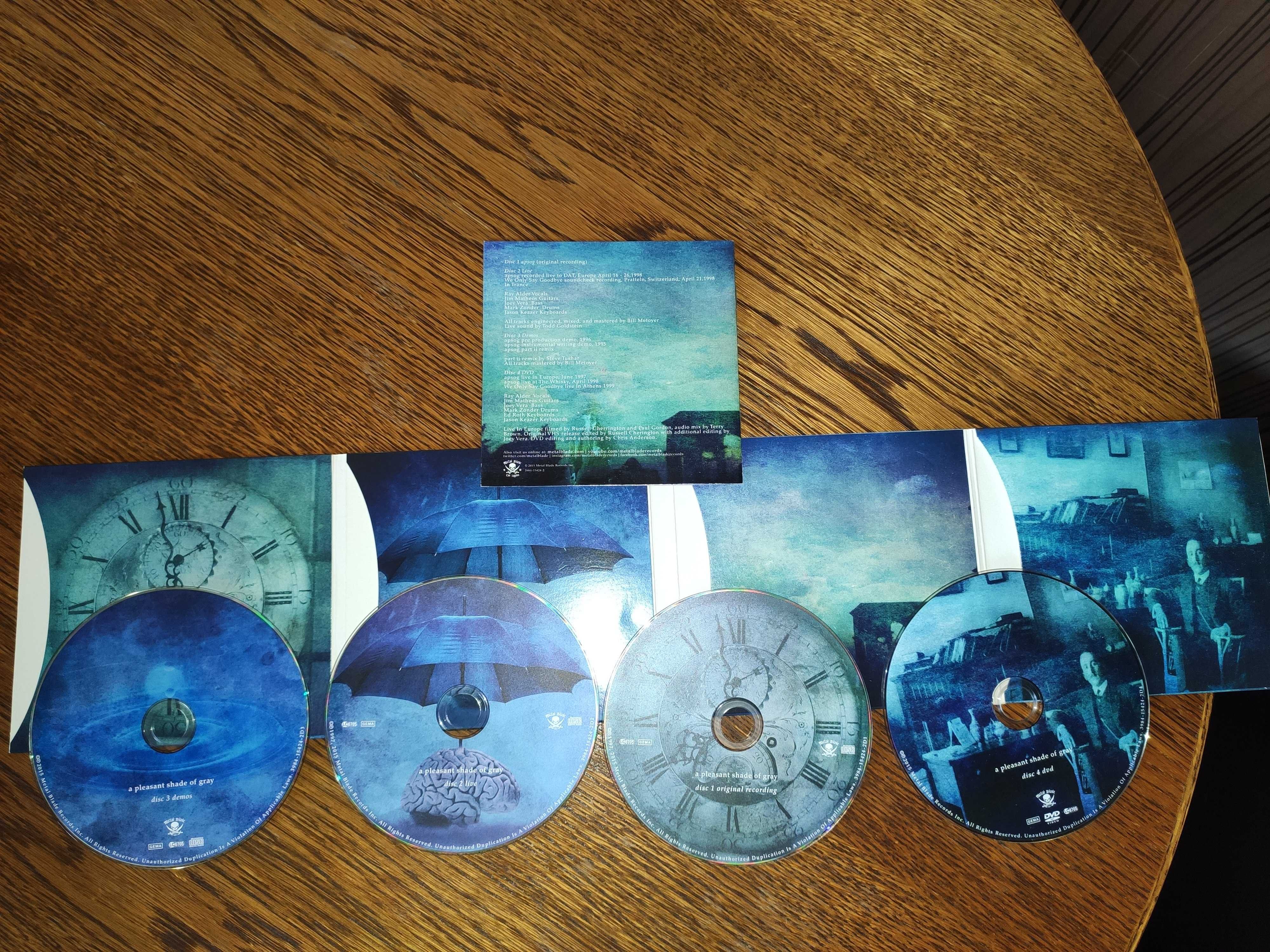 Fates Warning - A pleasant shade of gray, 3CD+1DVD 2015, MB