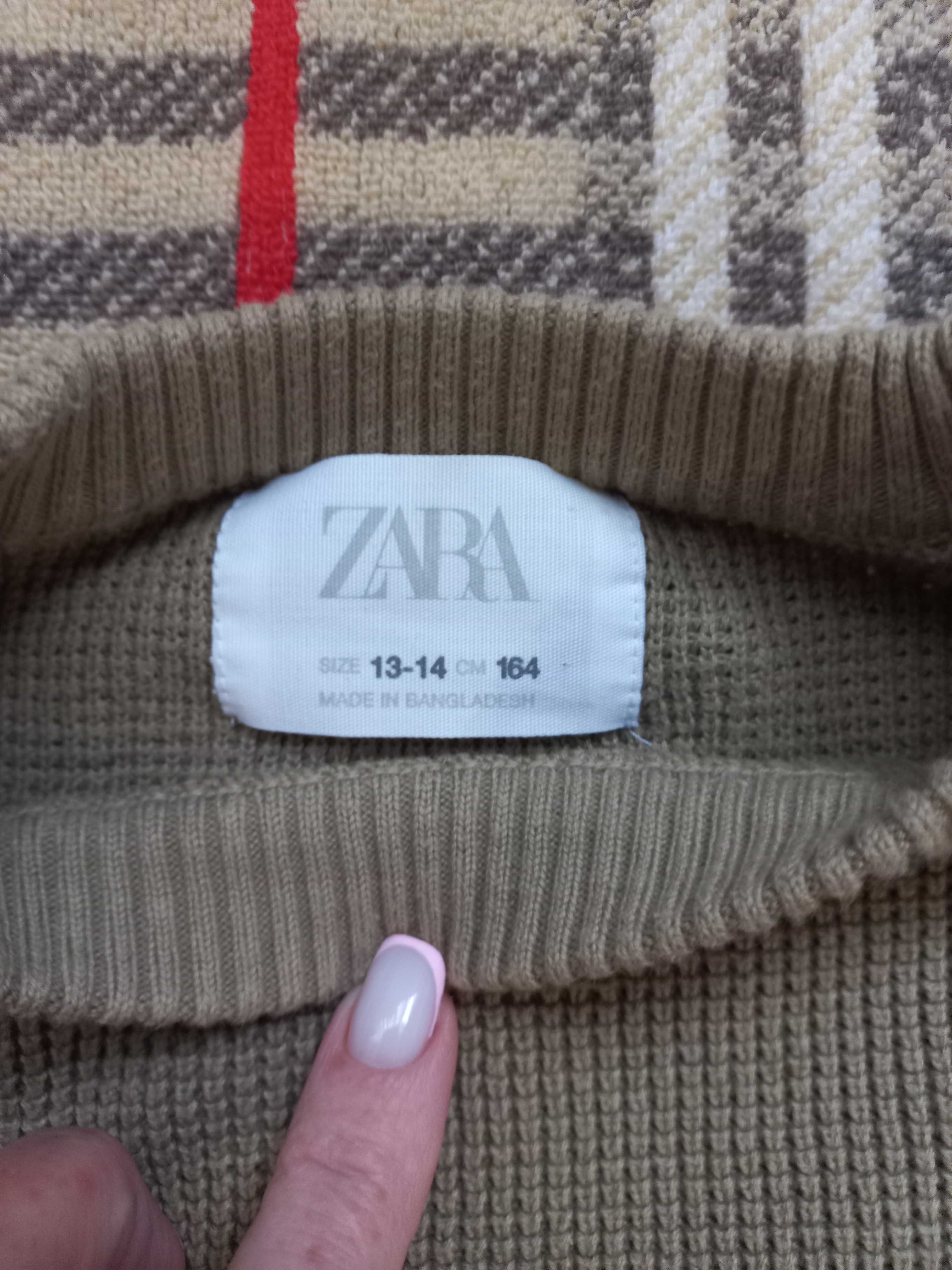 В'язаний джемпер-реглан, ZARA на підлітка 13-14р. ріст 164, cotton