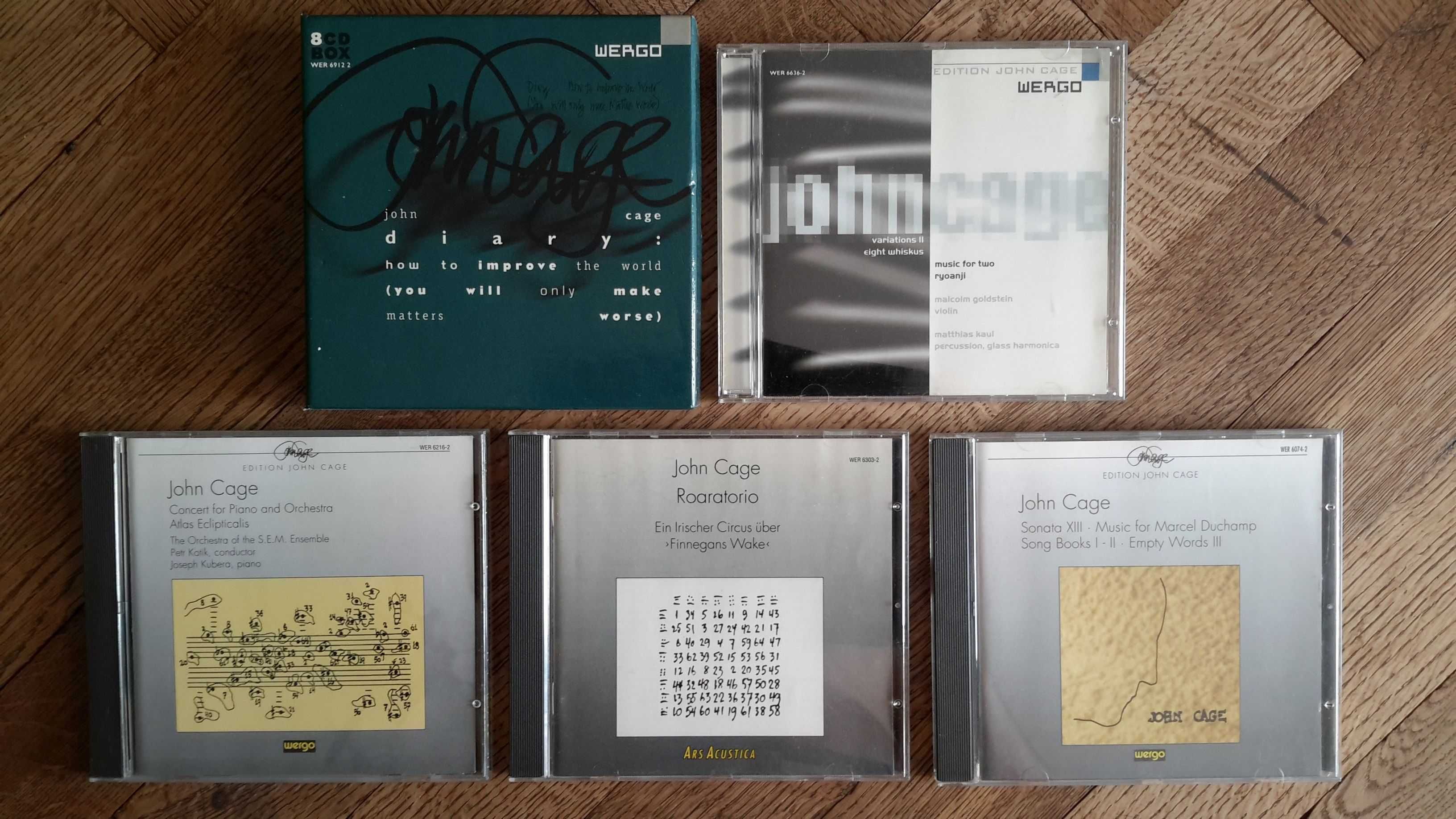 John Cage - płyty CD z wydawnictwa Wergo