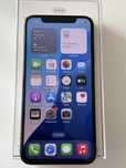 Iphone XS Silver, bez blokad, bateria 84%, komplet