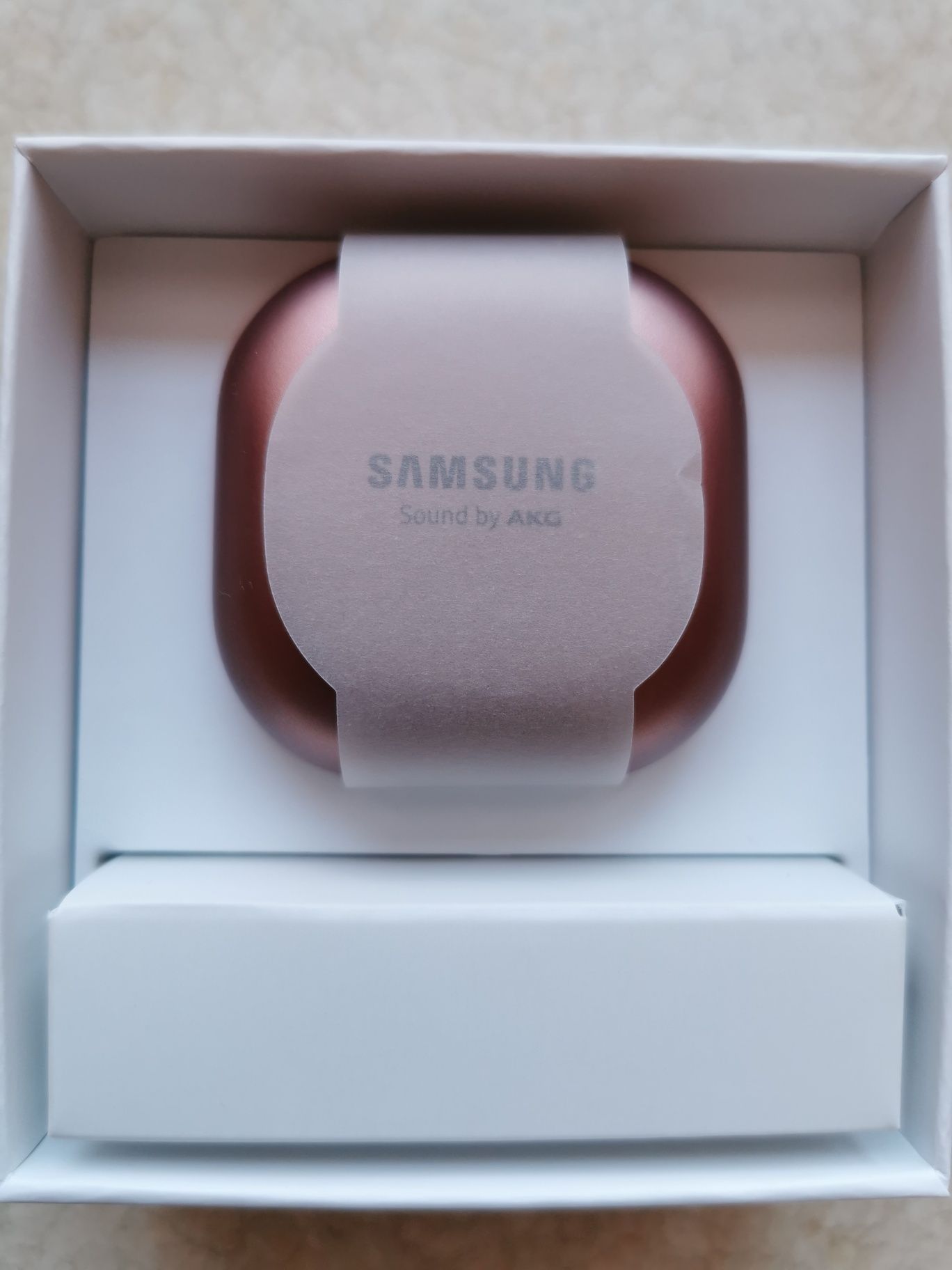 Samsung Galaxy buds live słuchawki dokanałowe brązowe miedziane