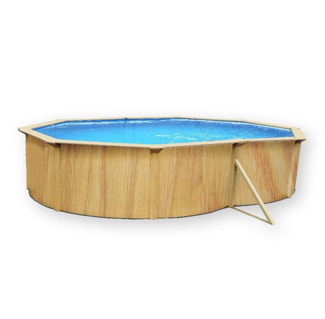Piscina Aço Oval 7,30x3,60x1,20mt visual madeira
Visual Madeira 
73
