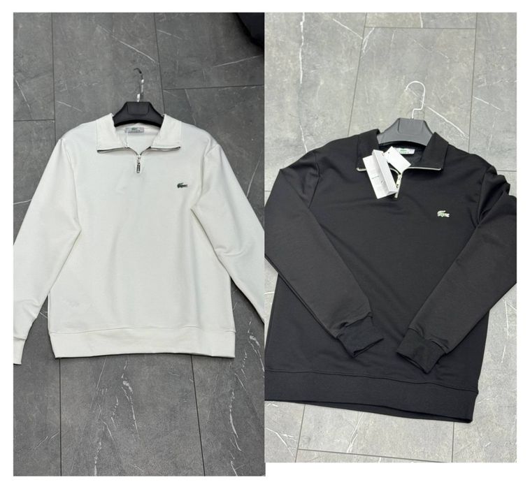 Кофта Lacoste на замку 1/3 | зіп худі лакоста Old money