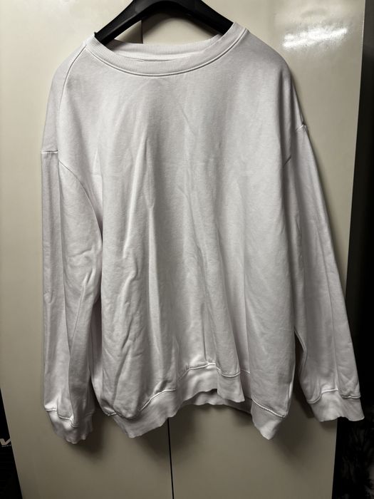 Світшот H&M оверсайз XL білий