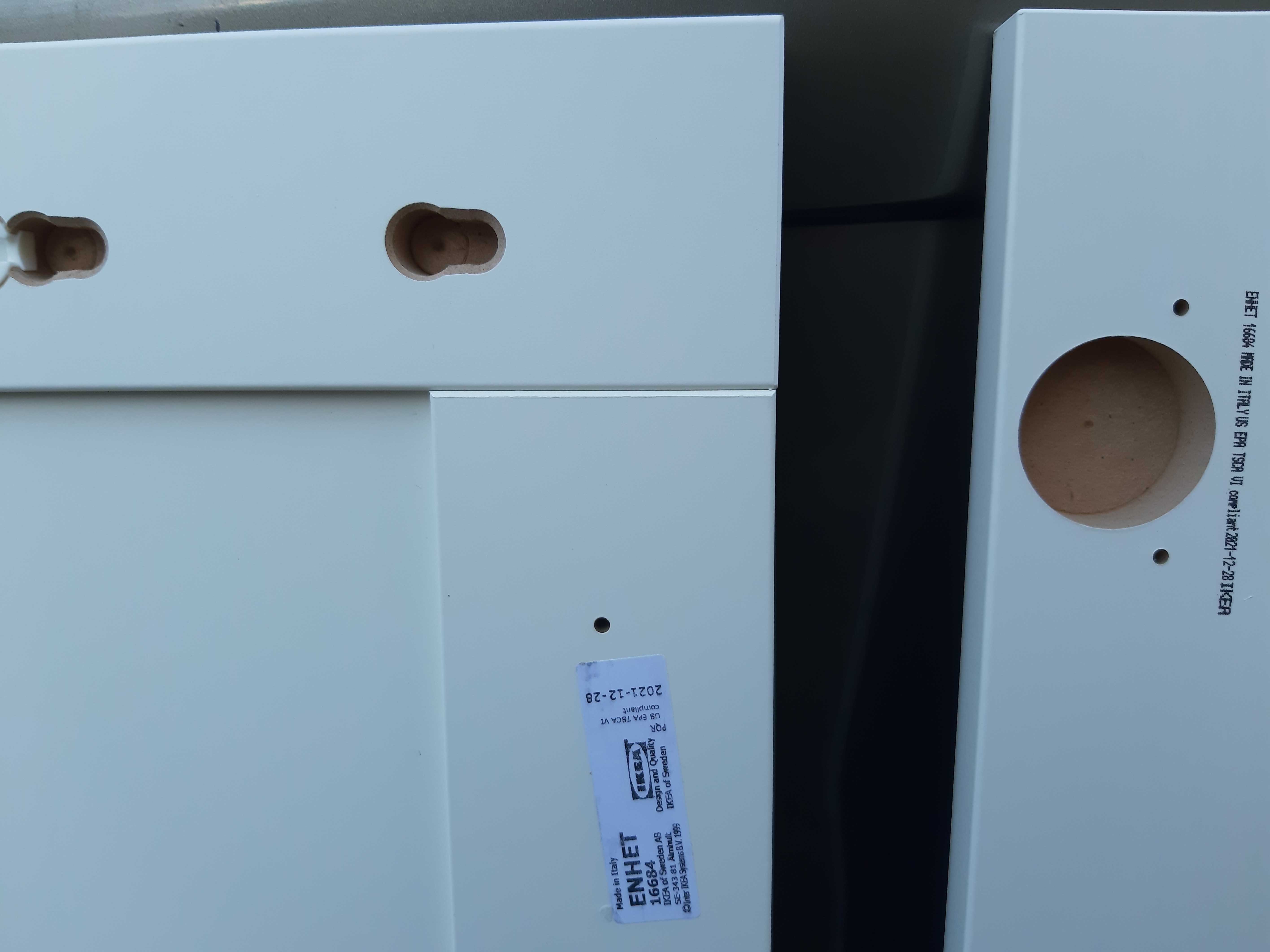Ikea ENHET SINDVIK BODBYN VOXDORP białe fronty drzwiczki 80x30 i inne