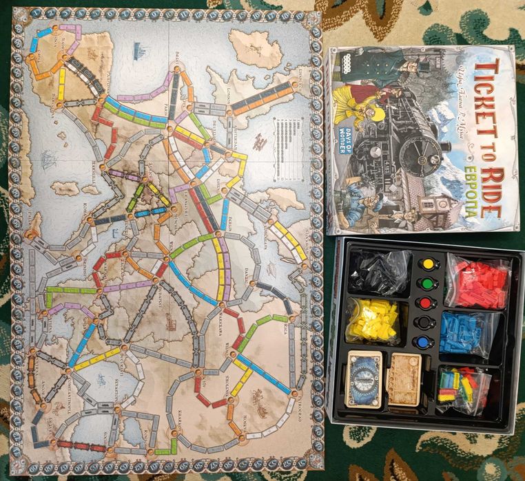 Дуже цікава настільна гра "Ticket to Ride "!