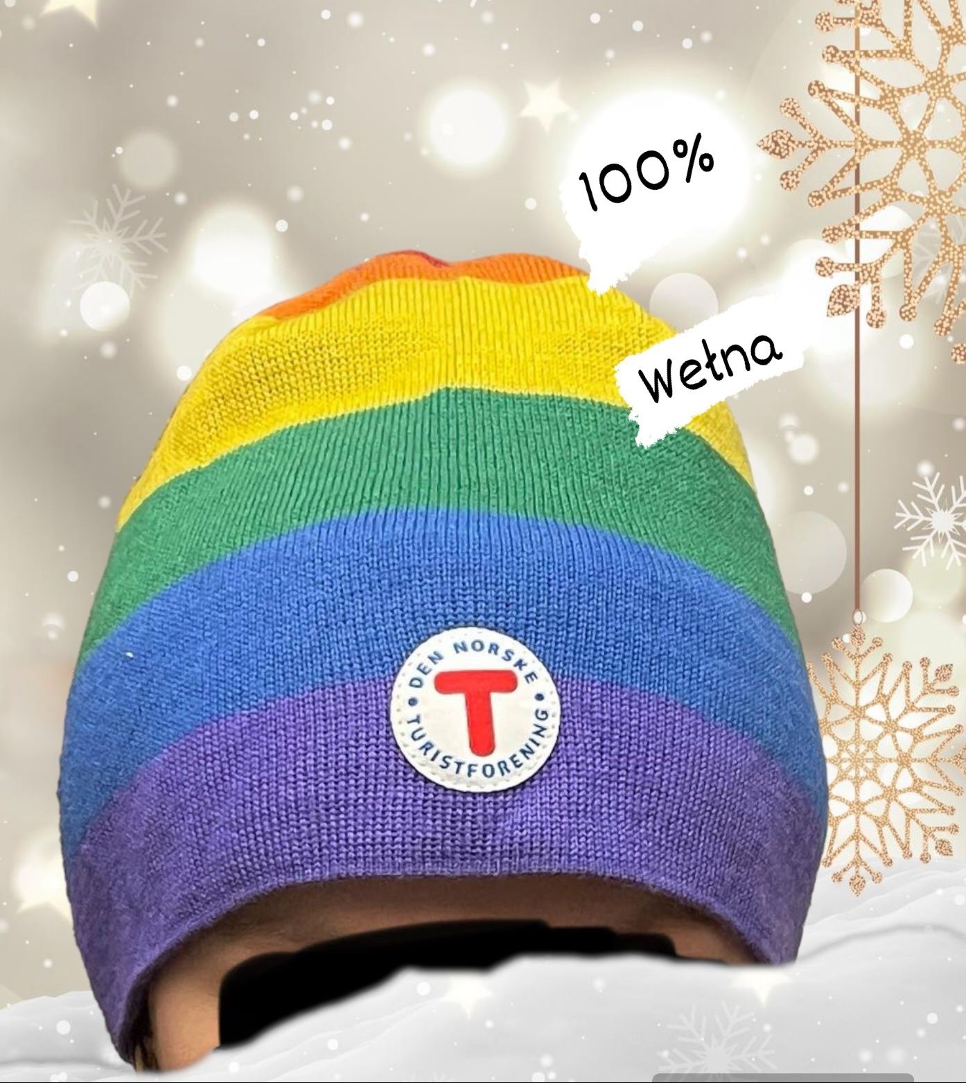 Devold czapka Rainbow Beanie dnt regnbuelue 100% wełna 
100%wełna 1