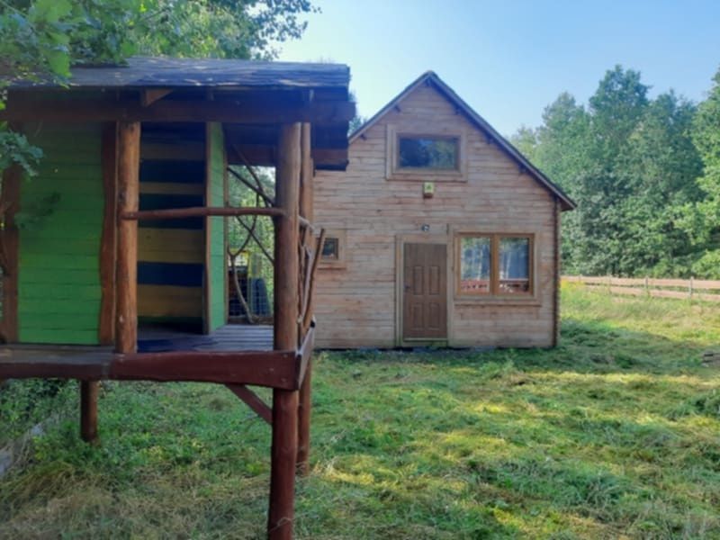 Domek 70 m2 Działka rolno-budowlana 1100m Las 700m zamiana mieszkanie