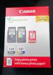 Pack original Canon 540 e 541 + papel fotográfico