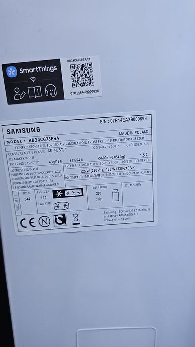 Samsung lodówko zamrażarka jak nowa