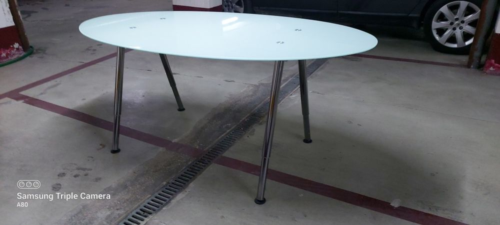 Mesa de vidro temperado